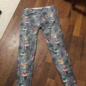 “Ugly sweater” Christmas leggings